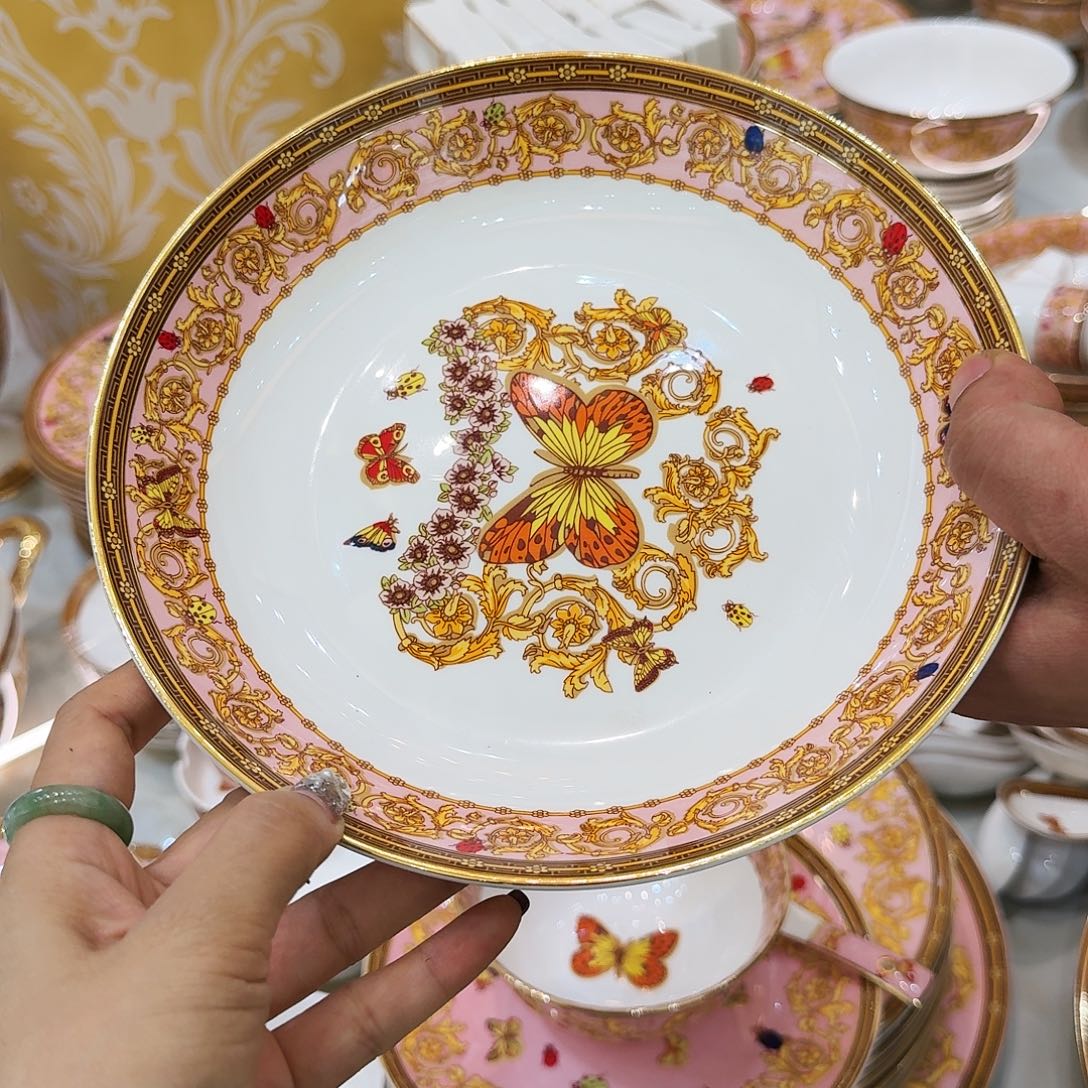 静***心搪瓷骨瓷陶瓷茶具高温家用工厂清