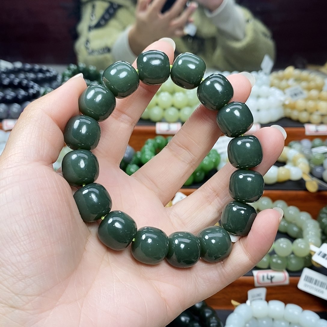 和田玉手链未镶嵌