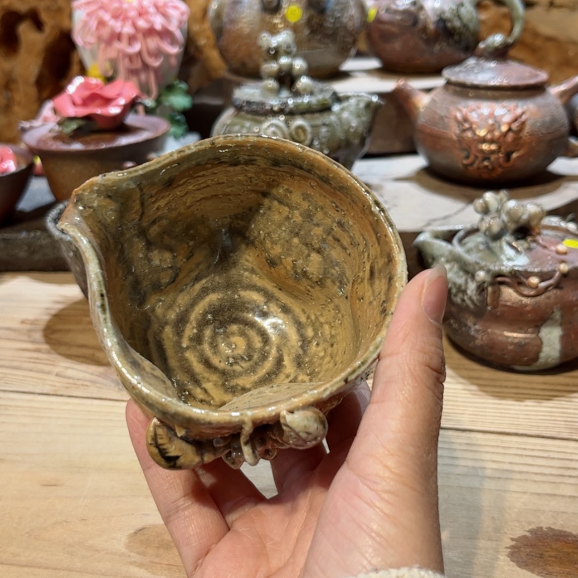 【闪购商品】柴烧茶具手工茶杯公道195