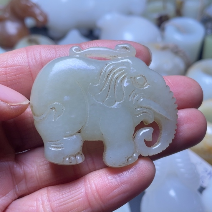 和田玉挂件未镶嵌