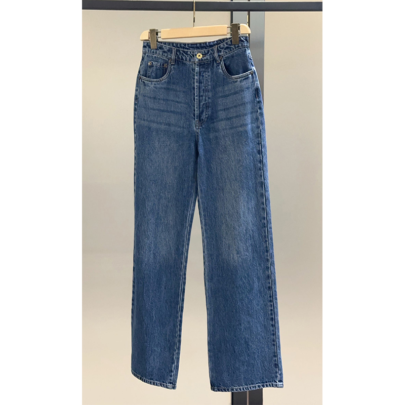 原厂孤品特价清！拍完则无！M家百搭高级感阔腿牛仔裤c541