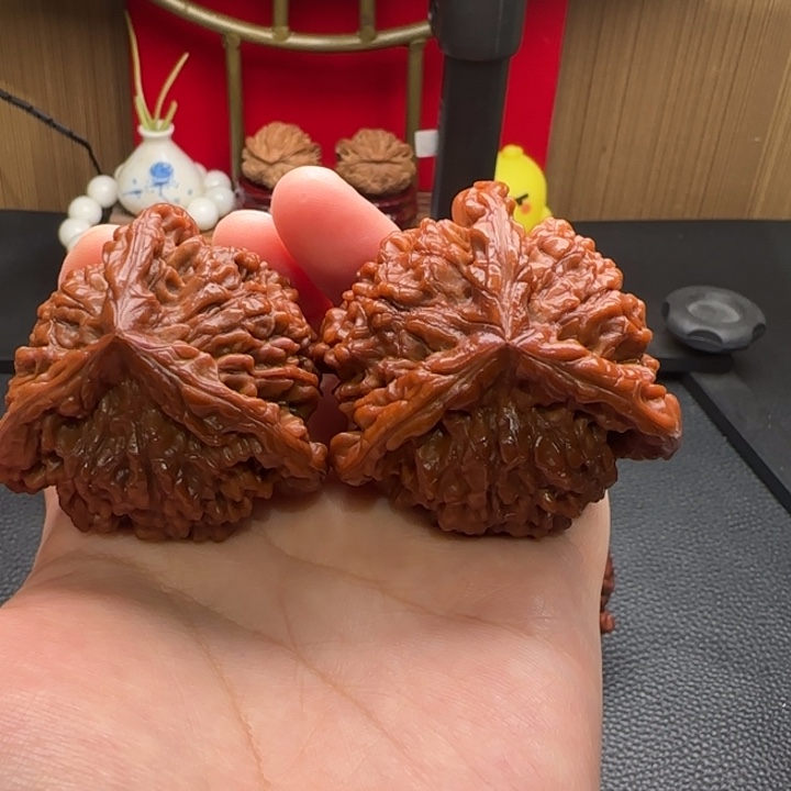 把件文玩核桃官帽奔全品49