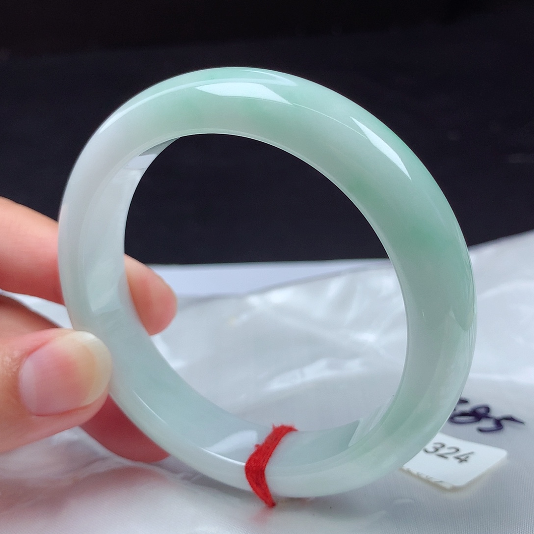 翡翠未镶嵌手镯57圈s1324