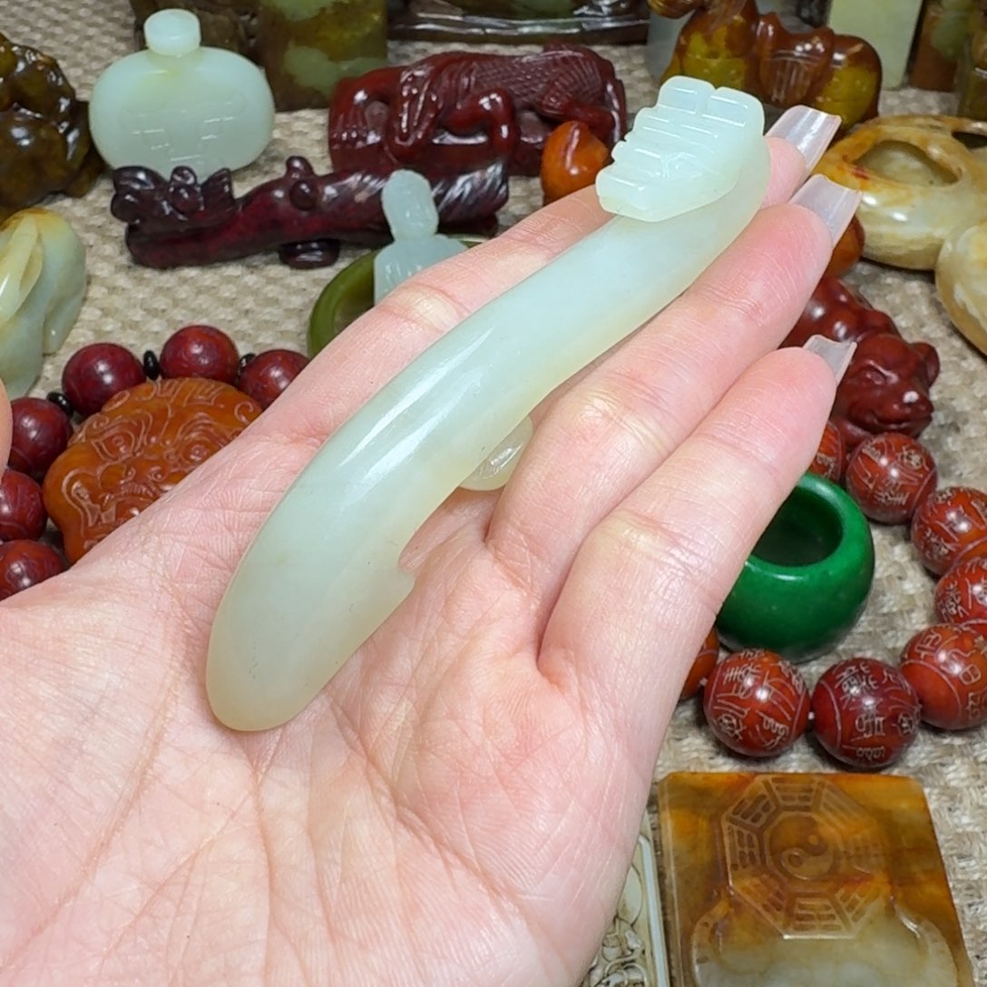 白玉菩提吊坠挂件