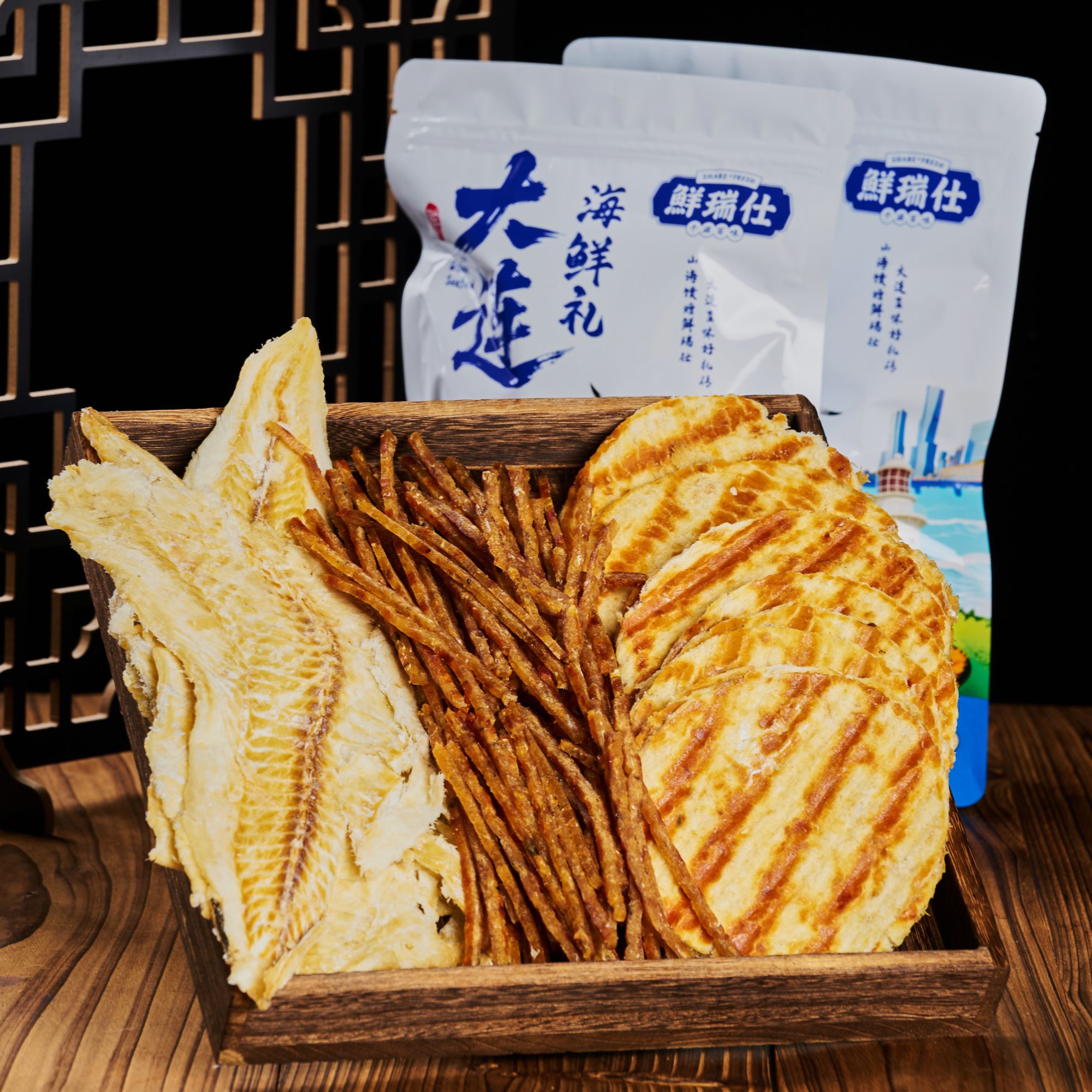 【烤鱼系列】大连特产即食海味零食 明太鱼丝烤鱼片香辣鱼香酥鱼皮