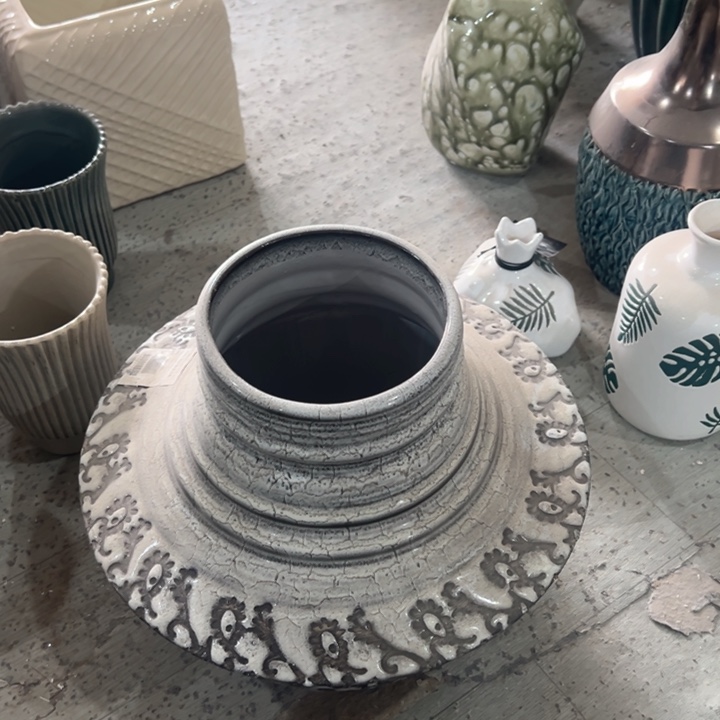 陶瓷花瓶摆件外贸出口微瑕捡漏