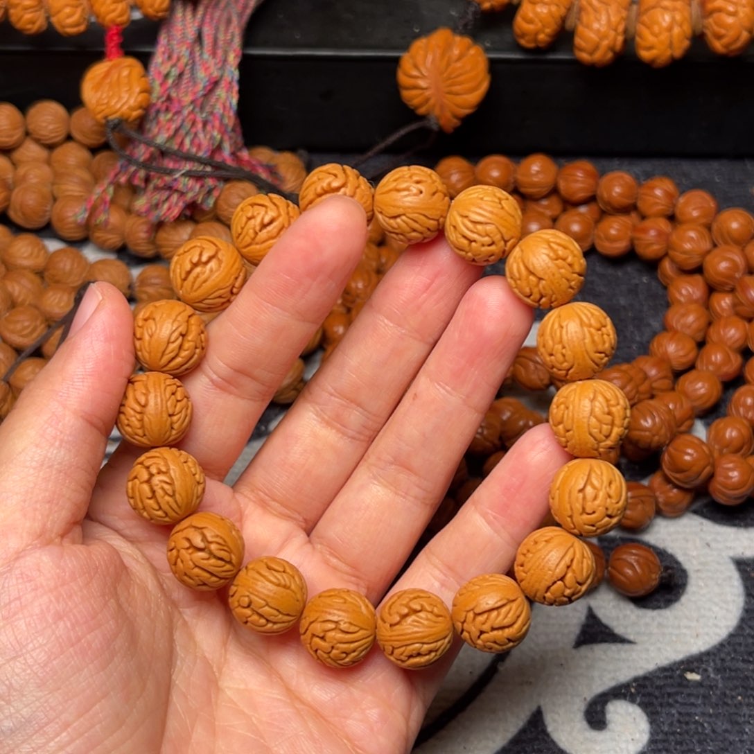 桃核手串龙纹桃核13