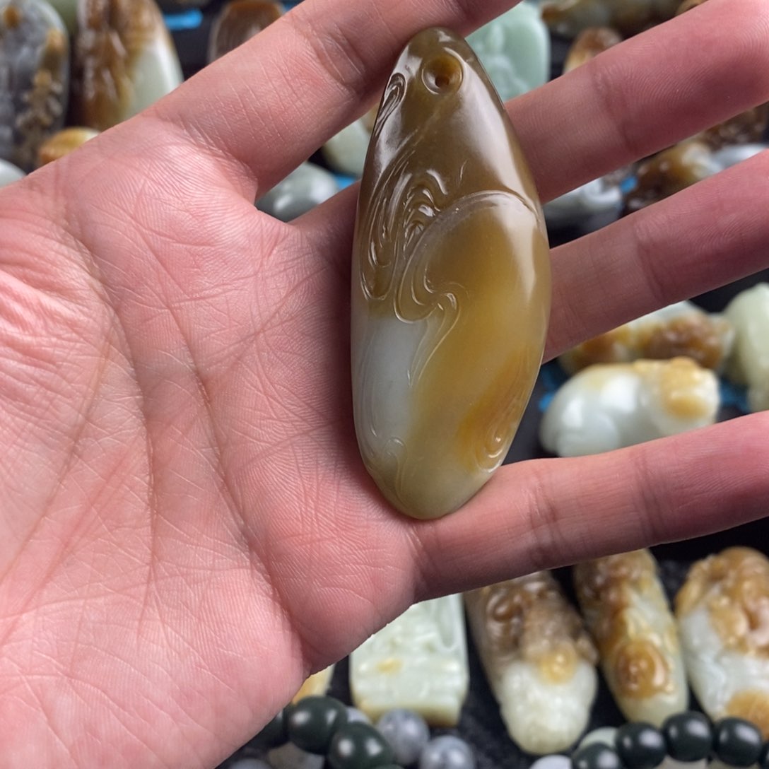 和田玉挂件未镶嵌