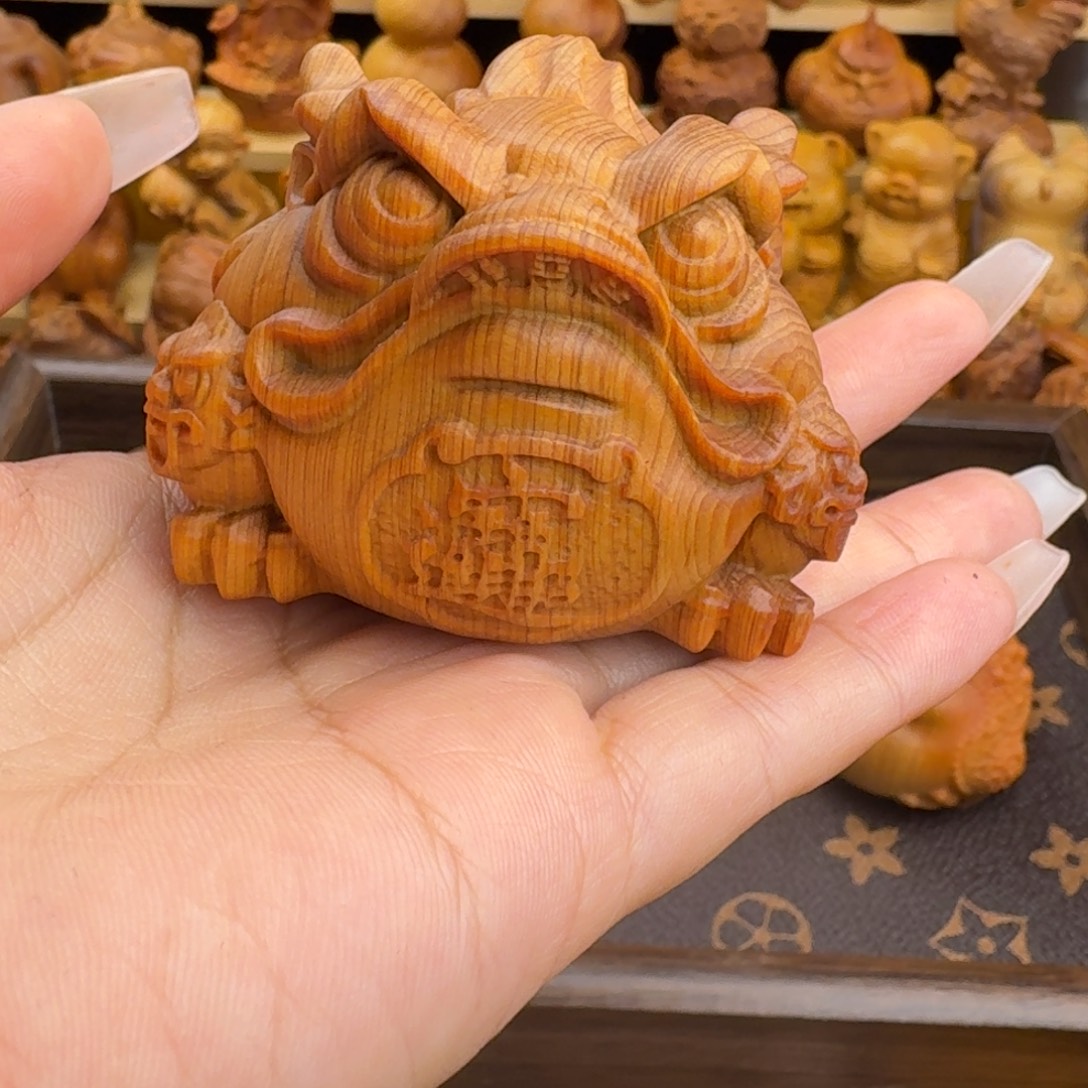 余****柏木（崖柏）崖柏金蟾，一物一拍