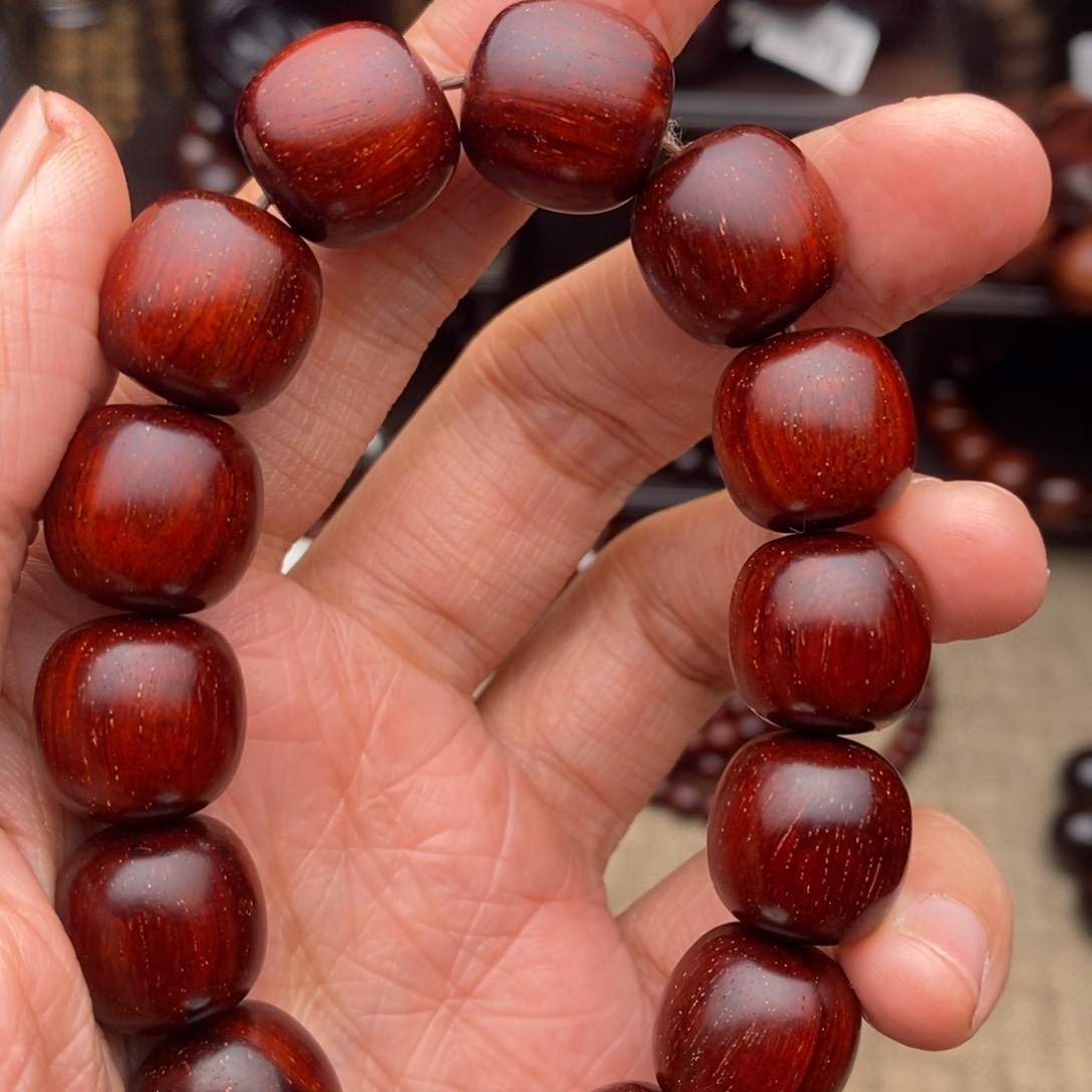 檀香紫檀（小叶紫檀）手串/手链1.5老形金星特价款
