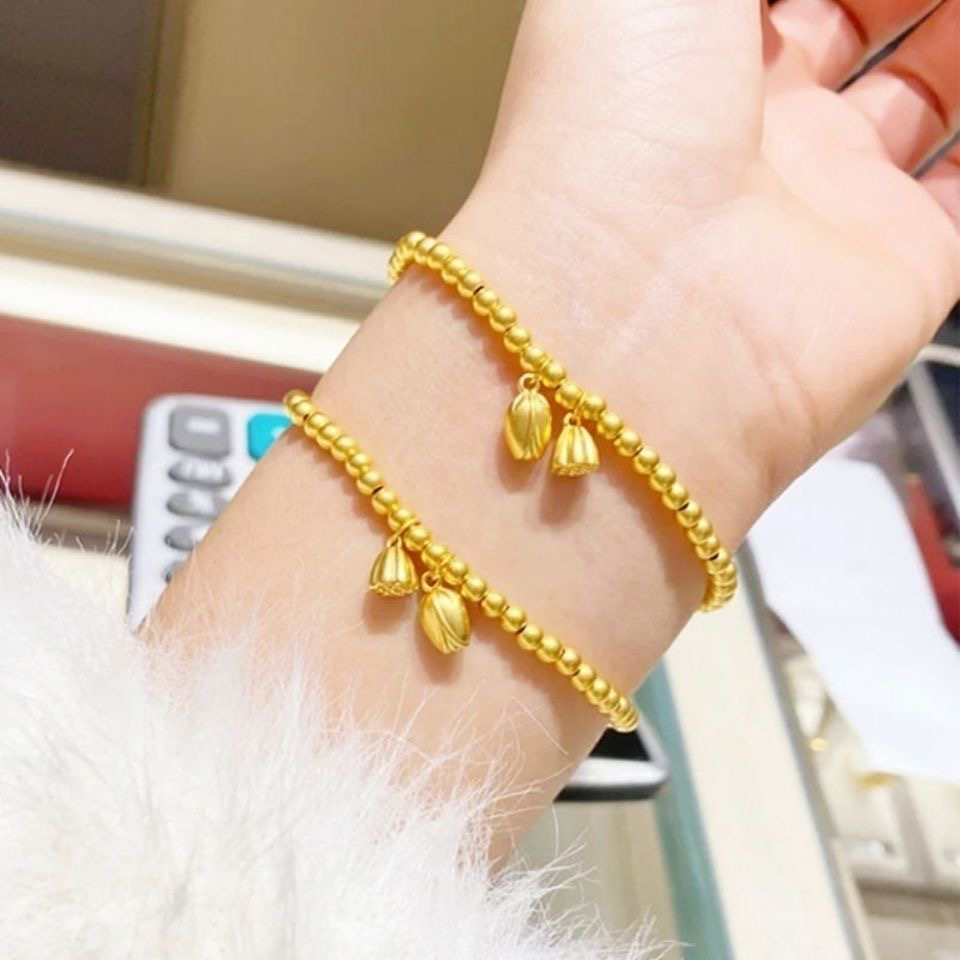 合金手链 （精工品质两世欢古法传承经典手链）不掉色简约时尚男女