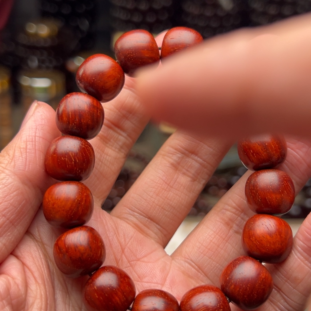 檀香紫檀（小叶紫檀）手串/手链1314原汁原味5星泥料特价款