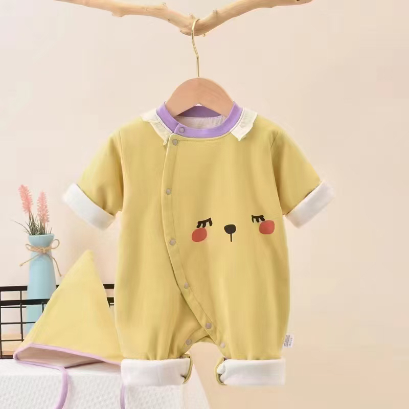 【瑕疵孤品，无售后【】婴幼儿秋冬保暖加厚连体儿童加绒加棉套装包屁
