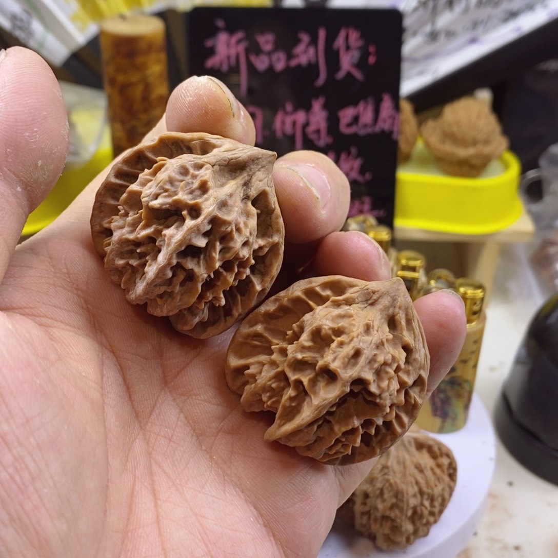 文玩核桃手把件40全品曹大龙