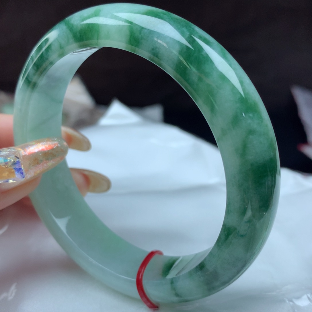翡翠手镯未镶嵌盘*432715，