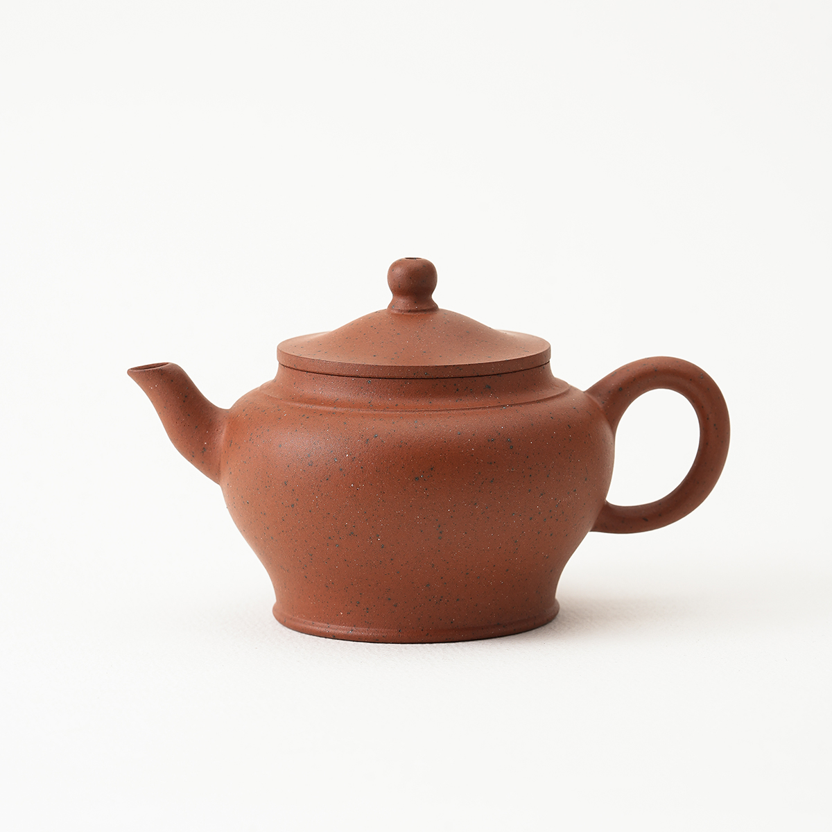 不染自营宜兴原矿紫砂茶壶铁质红泥鸣远宫灯150cc