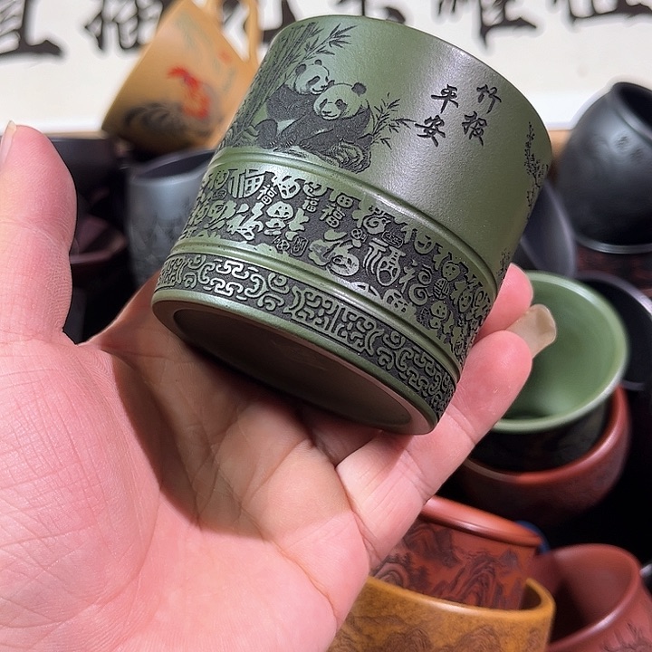 茶杯紫砂全手工紫砂主人杯