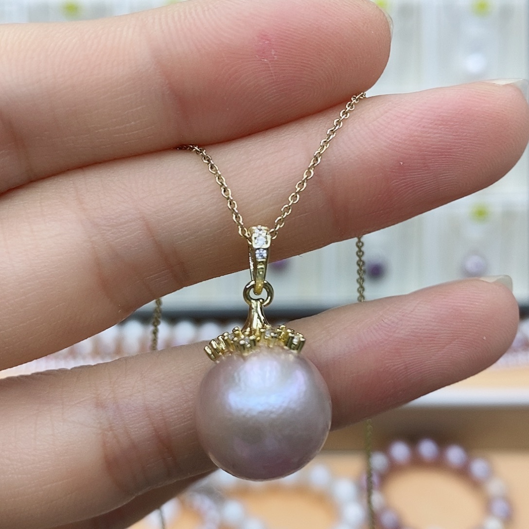 淡水珍珠颈饰合金