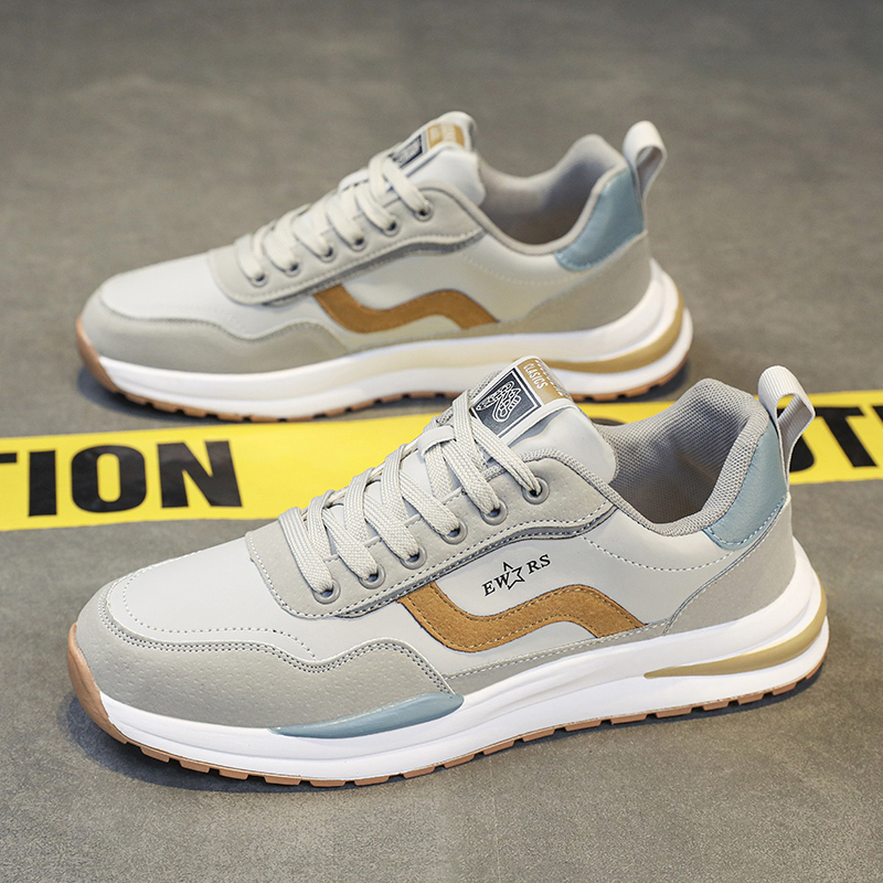 2025耐磨低帮时尚休闲鞋渐变潮鞋男士韩版运动鞋