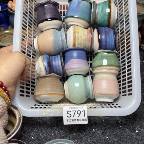 紫砂花盆微瑕791口径4厘米左右