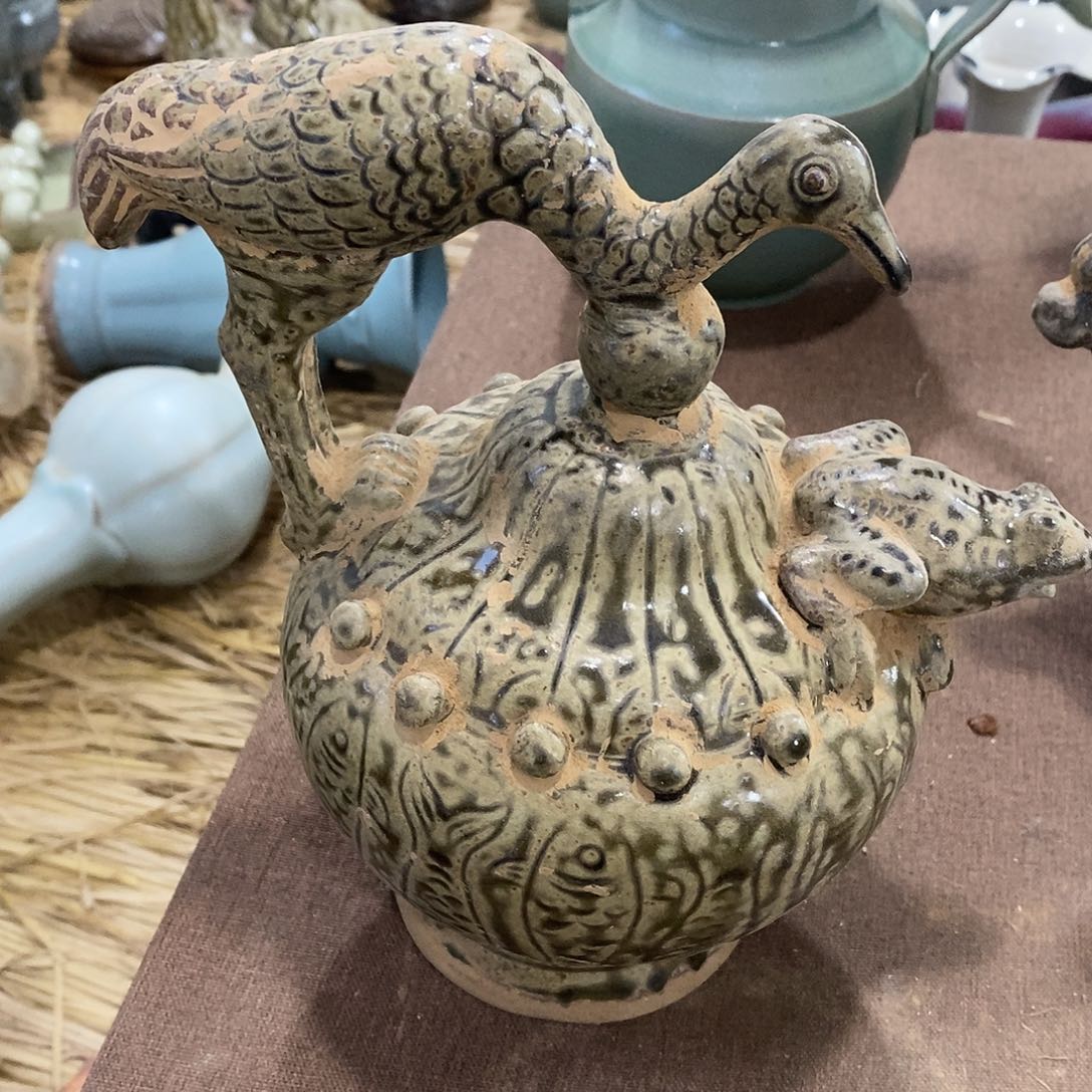 用***2瓷片越窑倒流壶125869