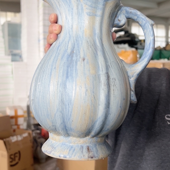 陶摆件景德镇陶瓷花瓶工厂高27口10