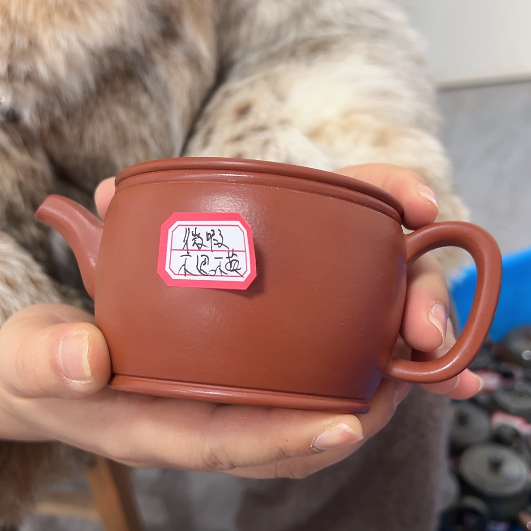 紫砂茶壶黄龙山原矿朱泥280