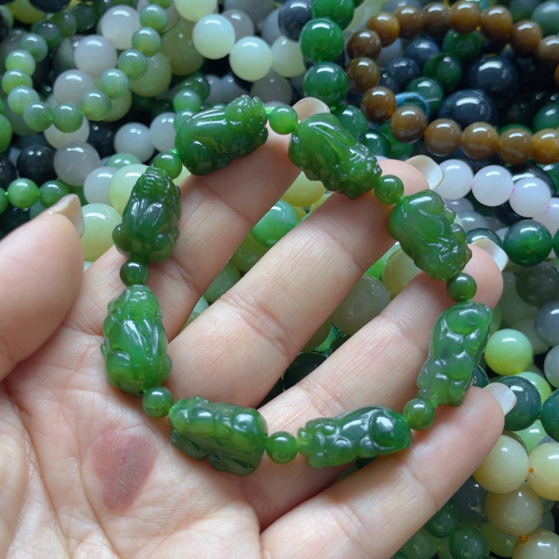 和田玉手链未镶嵌