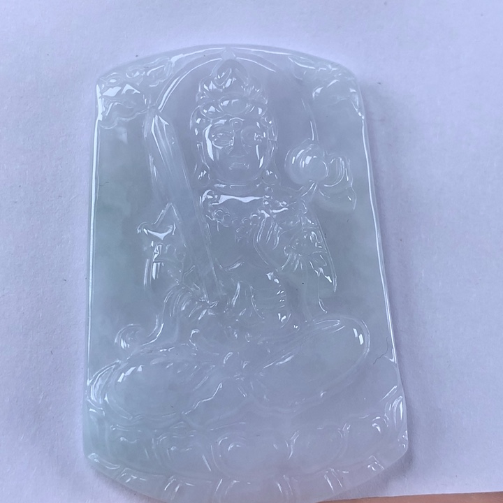 颈饰未镶嵌翡翠虚空藏菩萨吊坠