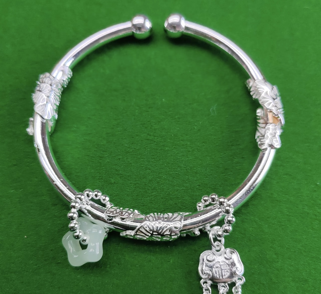 YZ041繁花平安锁手环（无礼盒）2