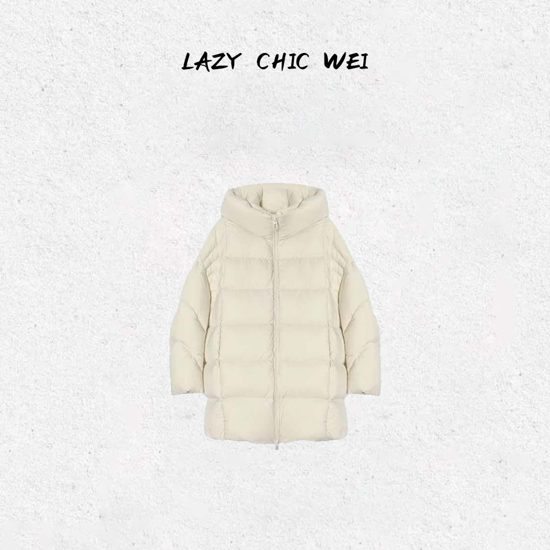 WEI 95白鹅绒无胆防绒高克重加厚泡芙鹅绒服 2588SSW5732