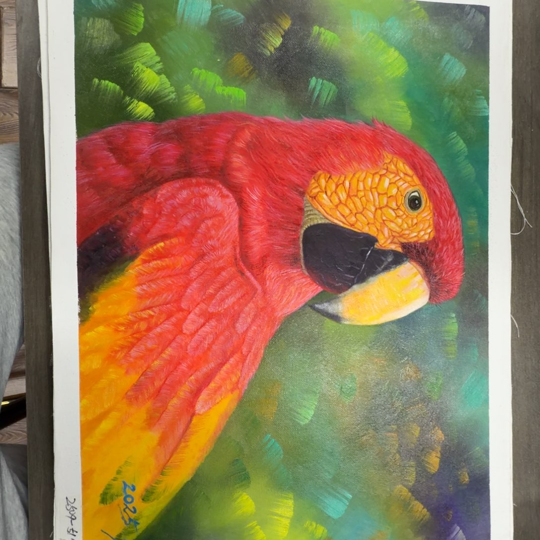 油画加油加油加油努力加油努力