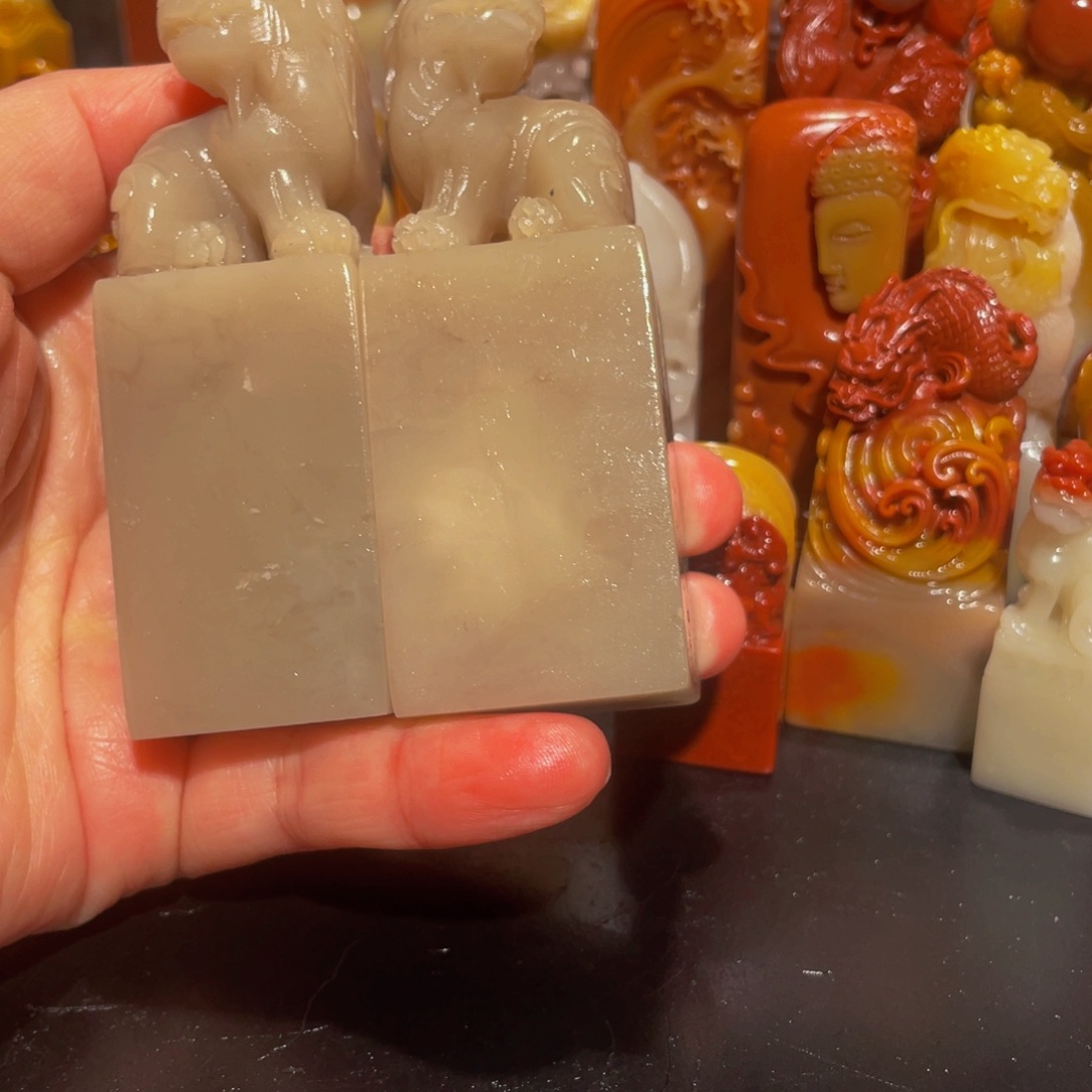 寿山石印石精美寿山