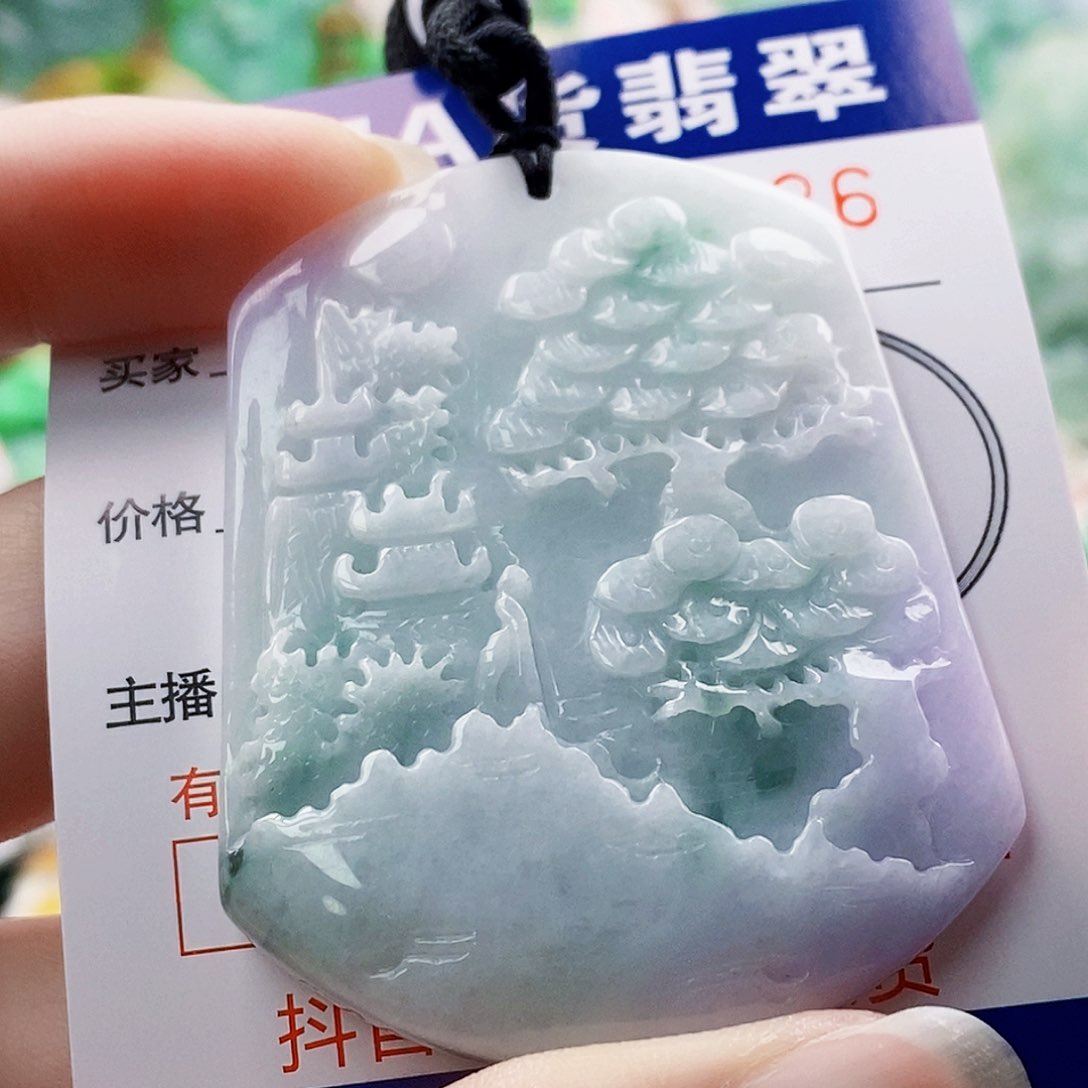 吊坠(不含链)未镶嵌翡翠