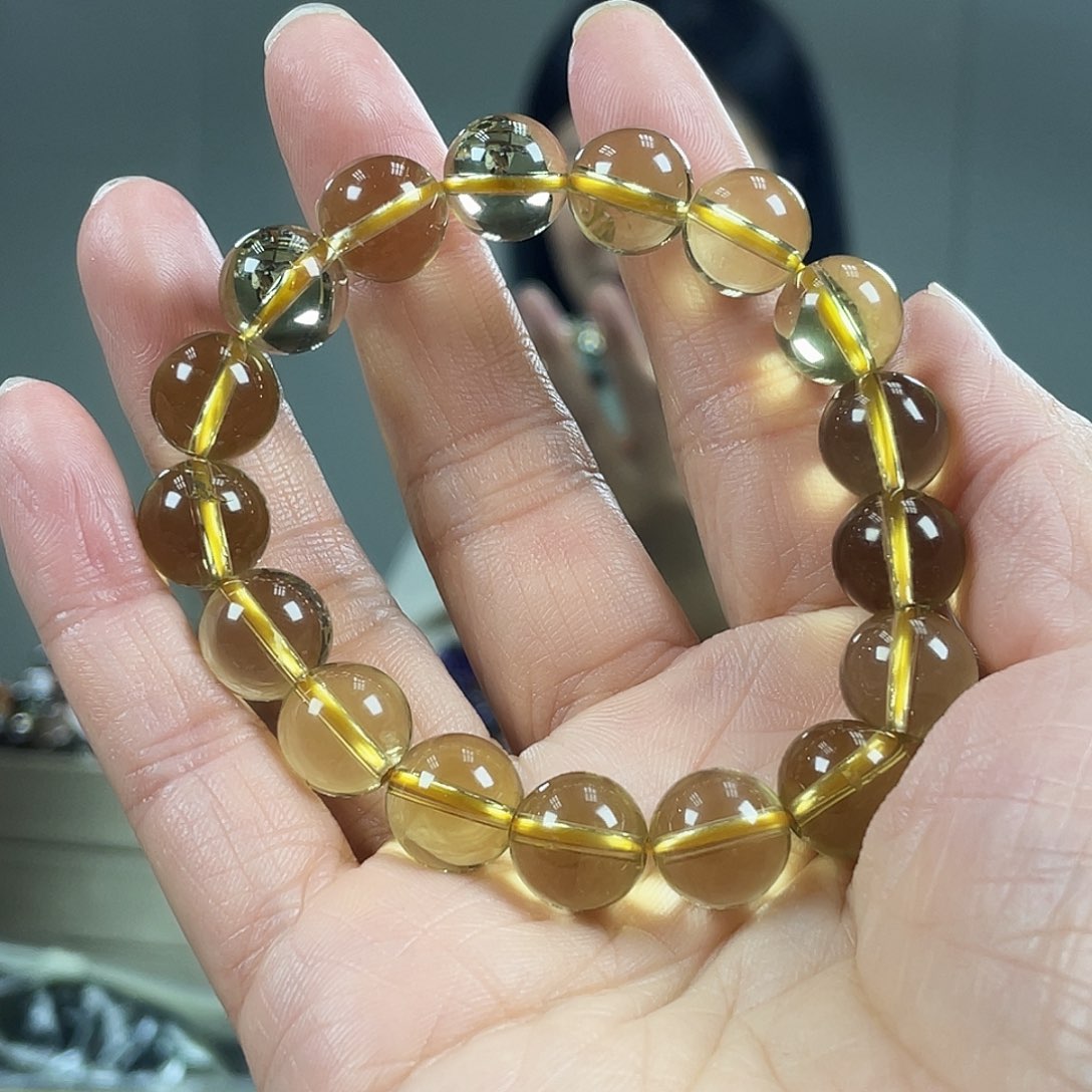 水晶手链未镶嵌黄水晶