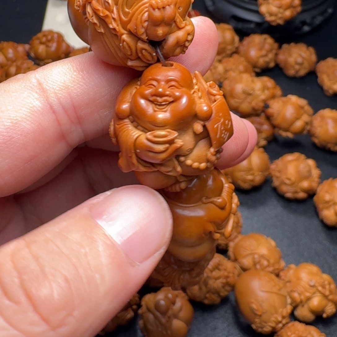 梵***阁手串/手链橄榄核弥勒