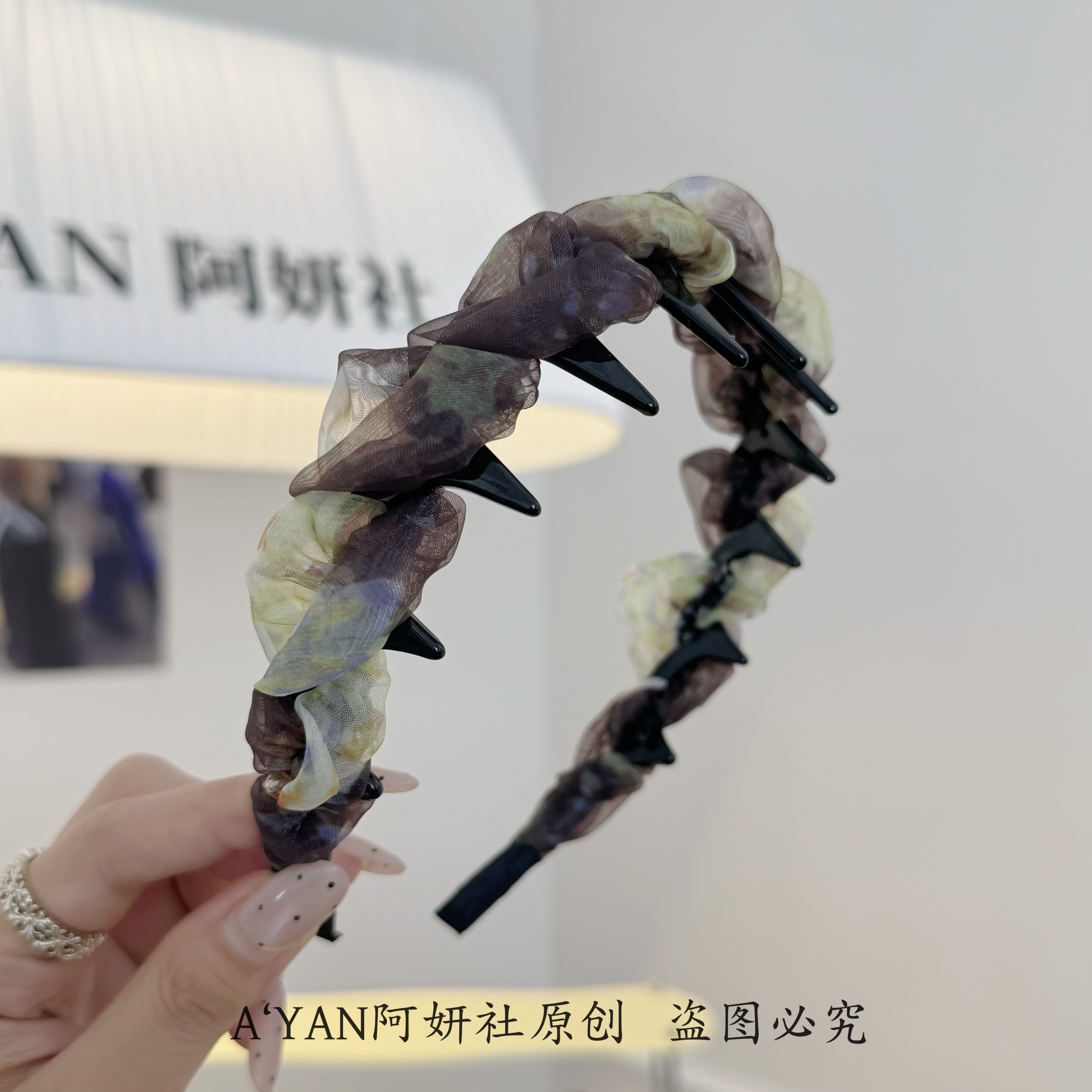 A393晕染绿野仙踪倒插发箍