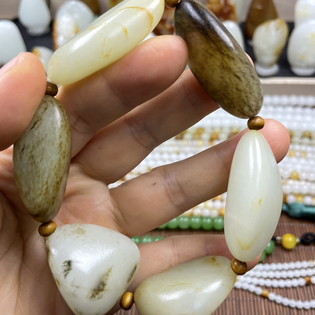 和田玉手链玩料原石