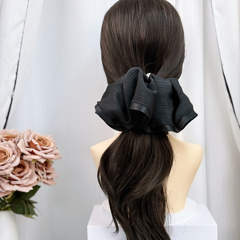 HUASE 发圈2025爆款洋气皮筋扎头绳成人高档精致的大肠发圈大号