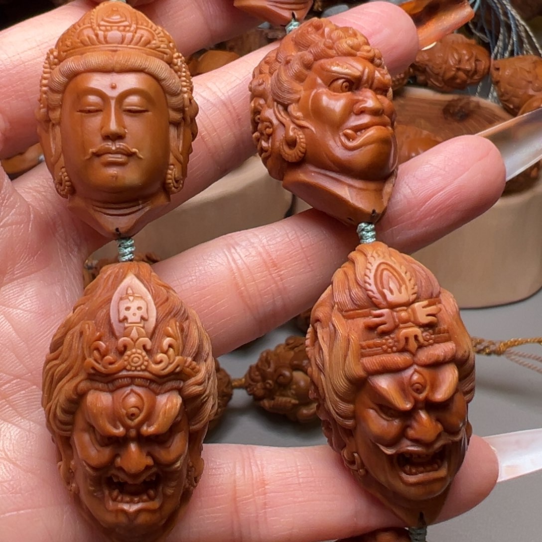 手串/手链橄榄核2.2三面万佛头