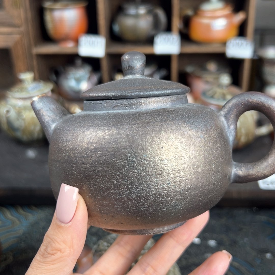 杯柴烧茶器铁胎壶