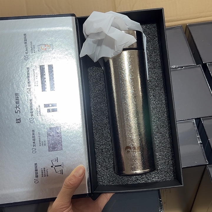 匡迪保温杯纯钛保温杯带滤网4204205907