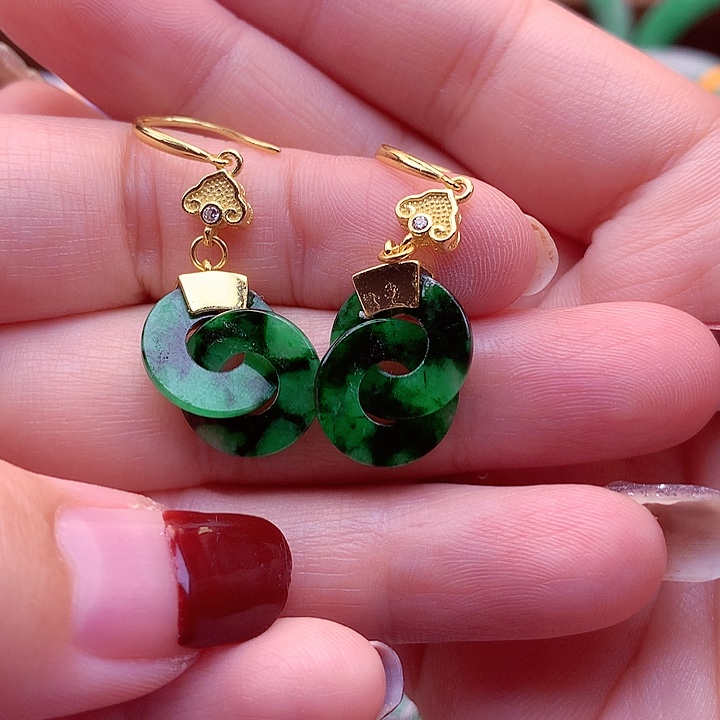 翡翠颈饰银S925镶嵌翡翠