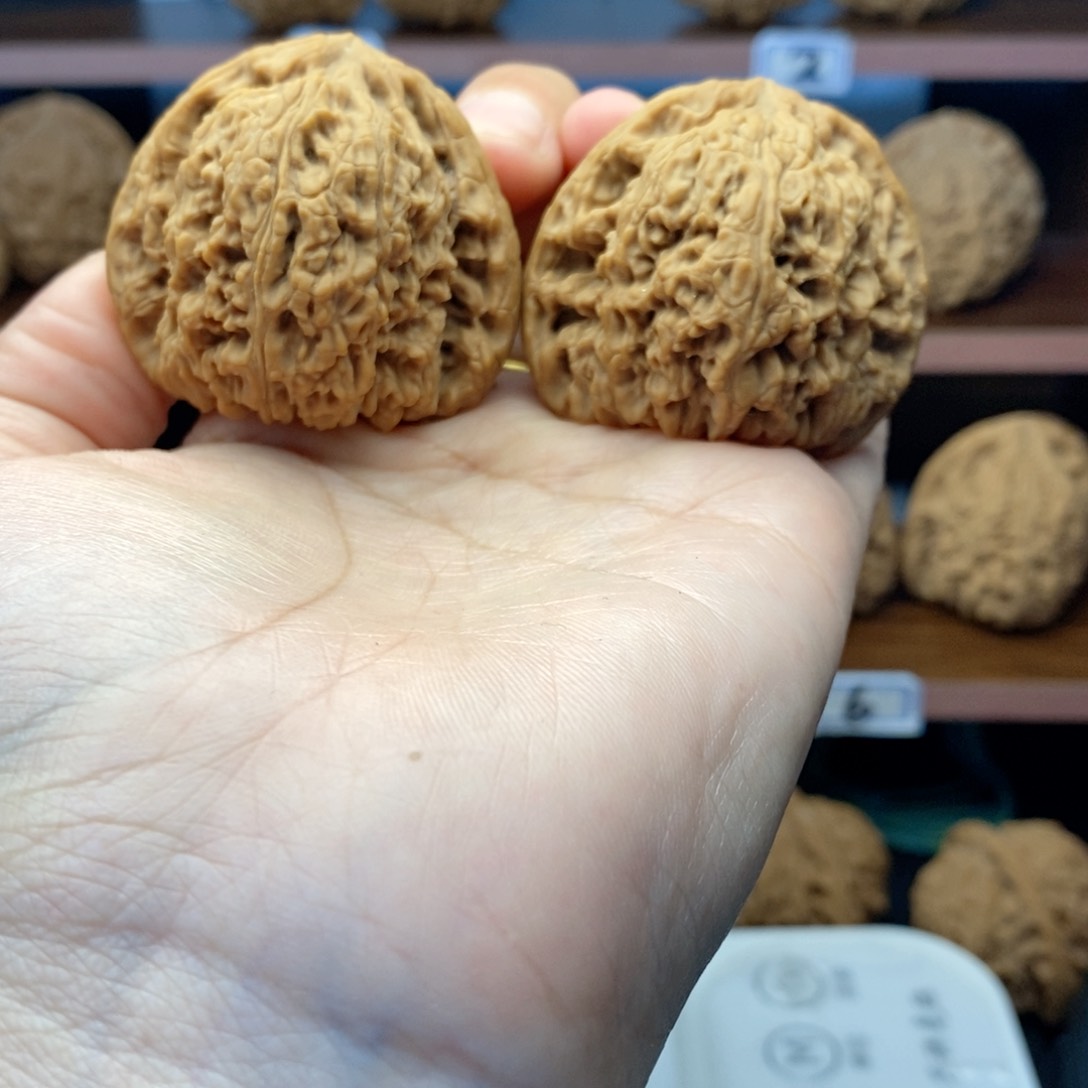 核桃把件缘*涿鹿南疆石核桃