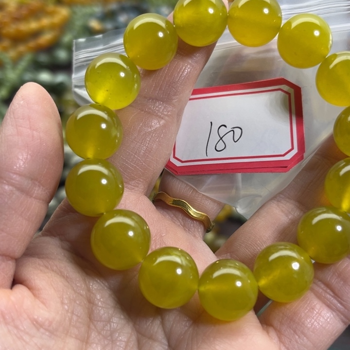蛇纹石玉未镶嵌手链