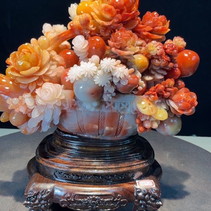 寿山石锦**林寿山石摆件