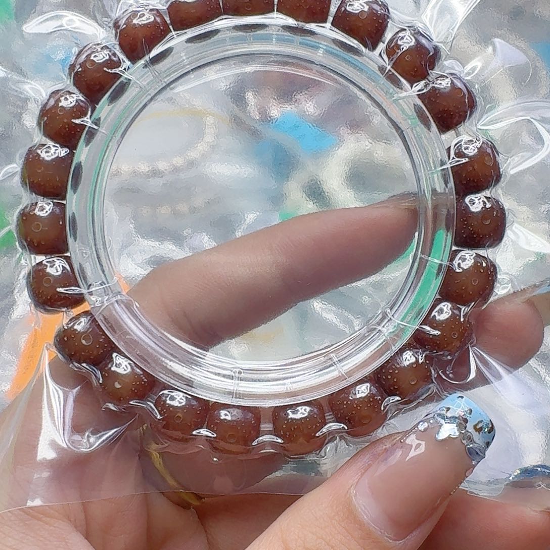 手串星月菩提25殿堂粉冰遇华星月10桶单圈