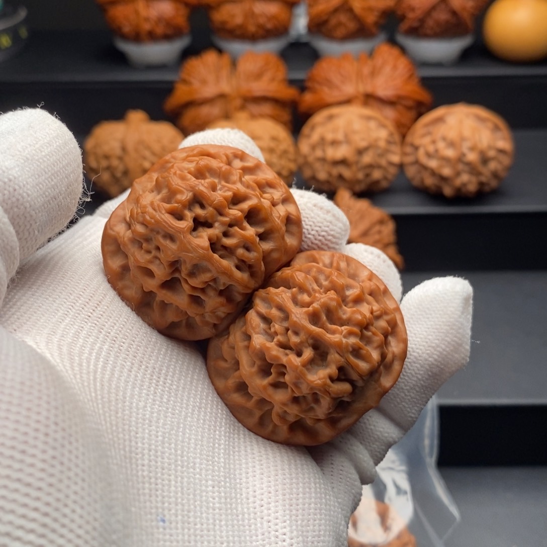 文玩核桃把件41尺全品秦闷2025货头