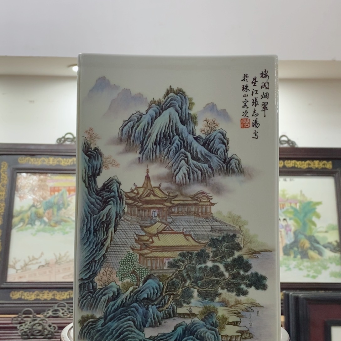 摆件夏**%景德镇手工陶瓷