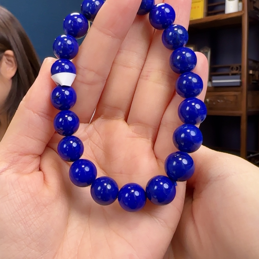 青金石未镶嵌手链10，11111111